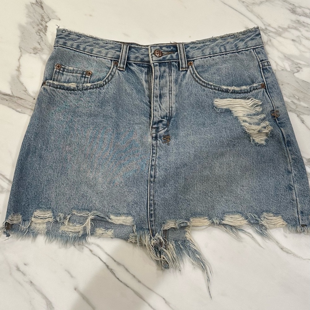Ksubi denim mini skirt size 26 small